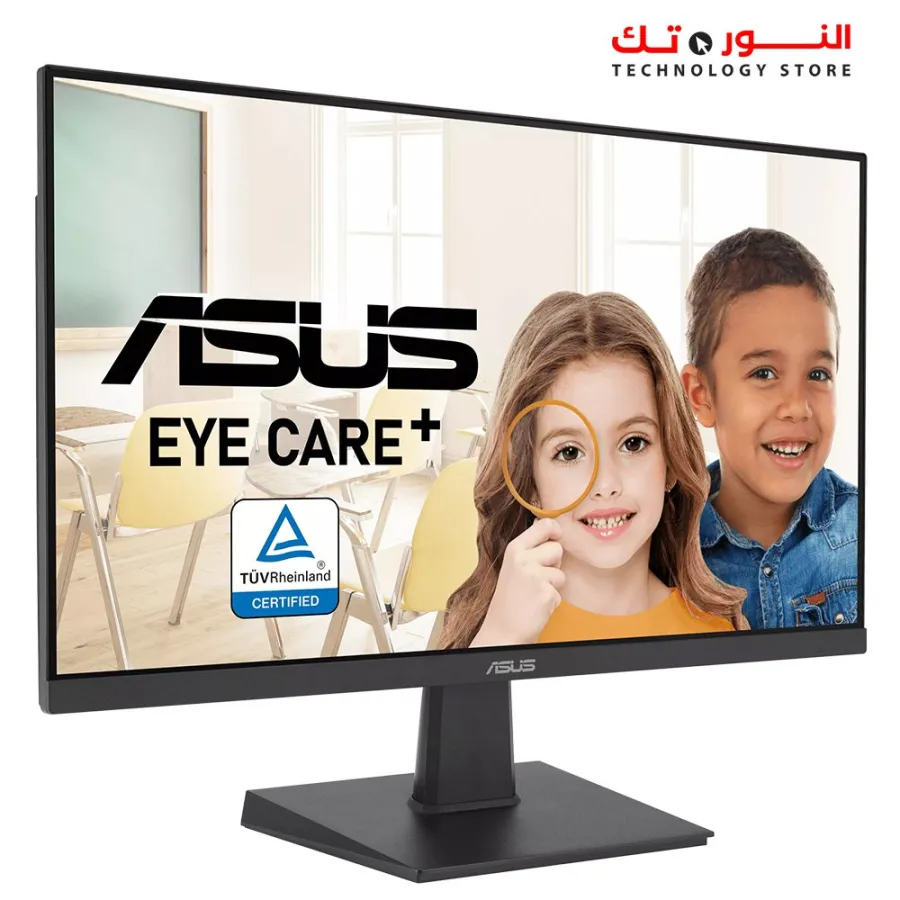 ASUS VA27EHF Eye Care Gaming Monitor – 27-inch, IPS, Full HD, Frameless, 100Hz, Adaptive-Sync, 1ms MPRT, HDMI, Low Blue Light, Flicker Free, Wall Mountable