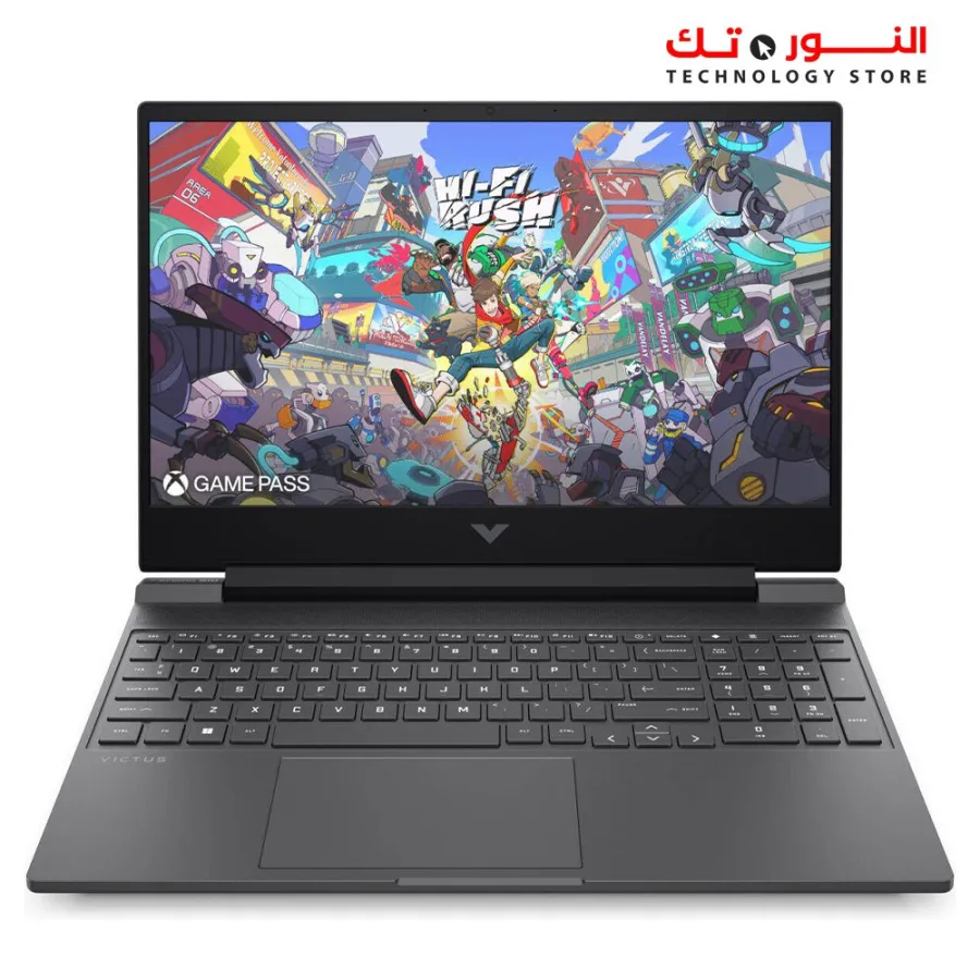 HP Victus 15-FB2063DX Gaming Laptop -  AMD Ryzen 5 7535HS - AMD Radeon RX 6550M 4GB Graphics - 8GB RAM DDR5 - 512GB SSD - 15.6" FHD IPS 144Hz Display - WIndows 11