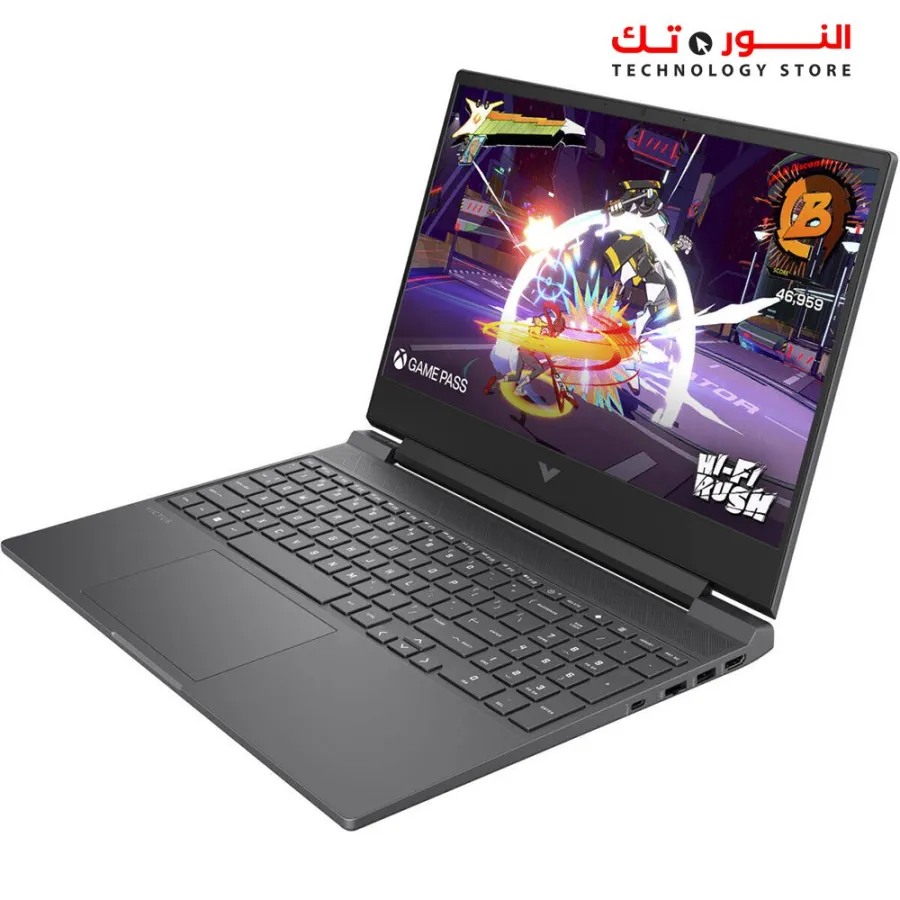 HP Victus 15-FB2063DX Gaming Laptop -  AMD Ryzen 5 7535HS - AMD Radeon RX 6550M 4GB Graphics - 8GB RAM DDR5 - 512GB SSD - 15.6" FHD IPS 144Hz Display - WIndows 11
