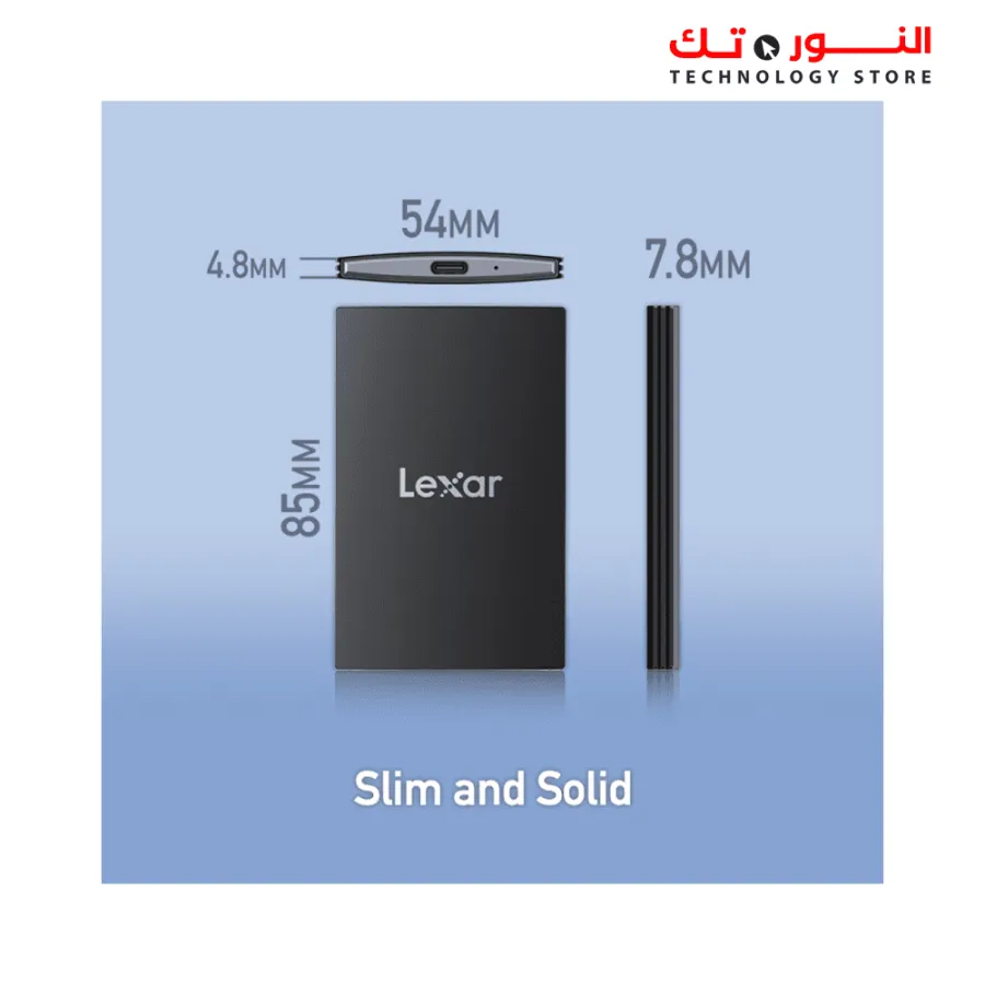 Lexar 1TB SL500 USB 3.2 Gen 2x2 Portable SSD R:2000MB/s,W:1800MB/s LSL500X001T-RNBNG