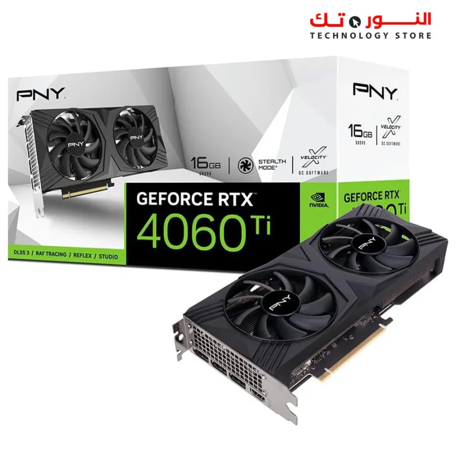 PNY GeForce RTX™ 4060 Ti 16GB VERTO Dual Fan