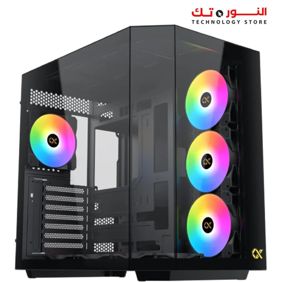 Xigmatek Cubi II  Type C 7 Fan Argb BTF  Mid Tower Case