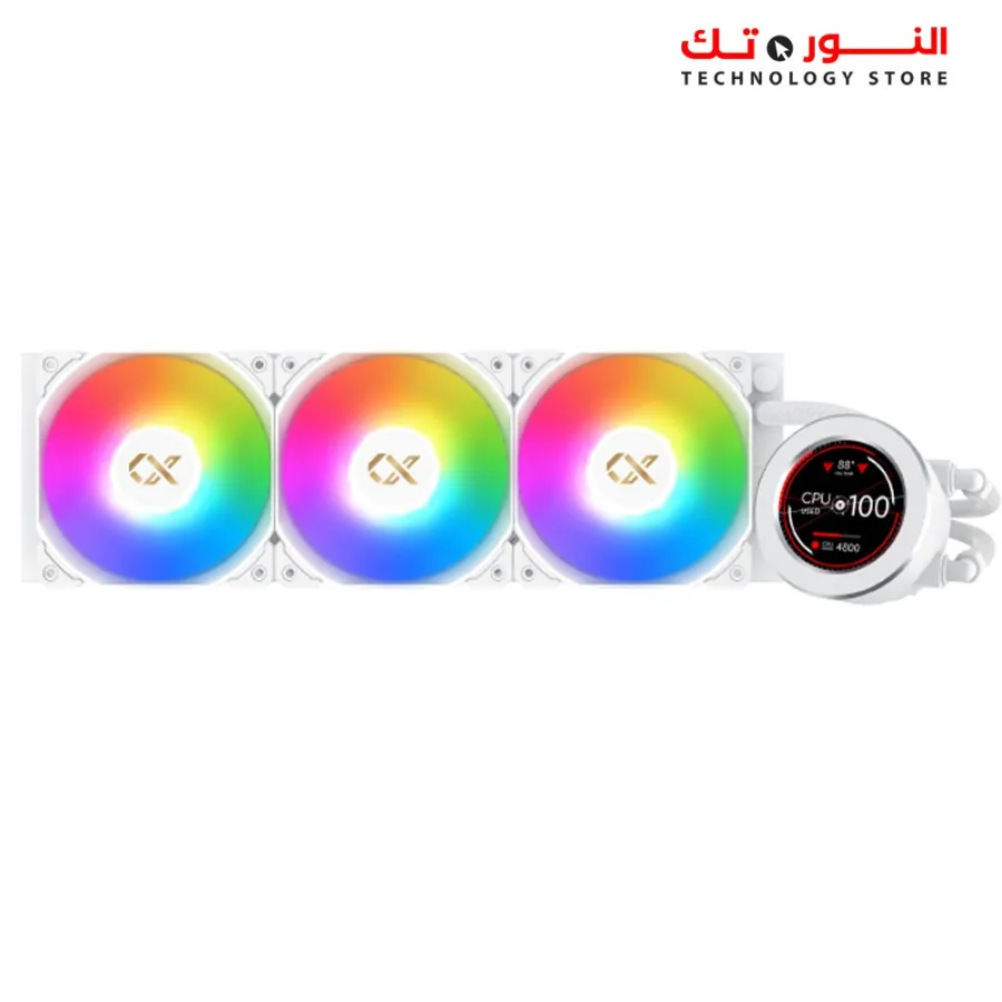 Xigmatek Frozr-O II 360 Arctic Argb Aio Liquid Cpu Cooler - Digital LCD Pump Head - ARGB Controller
