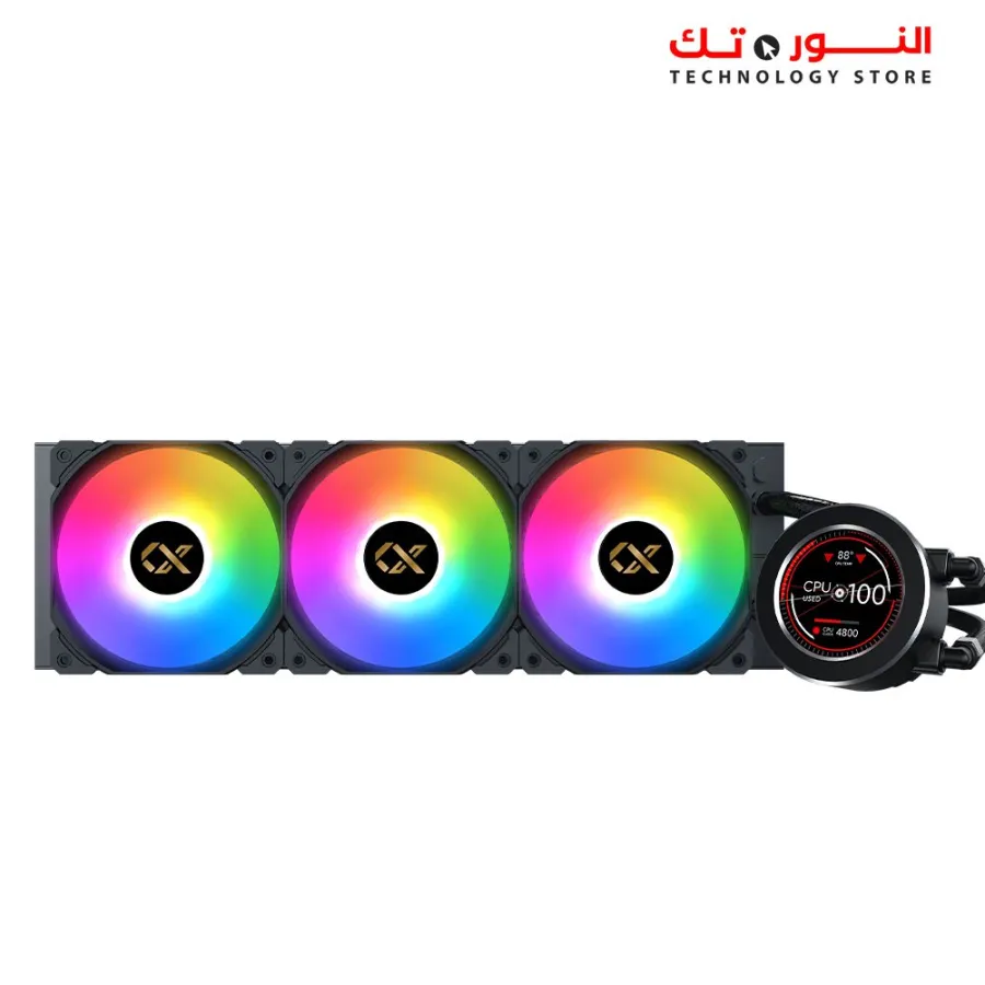 Xigmatek Frozr-O II 360 Argb Aio Liquid Cpu Cooler - Digital LCD Pump Head - ARGB Controller