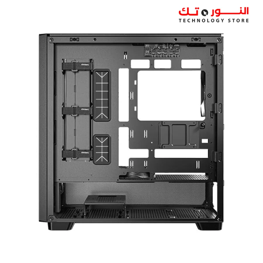 Antec Flux Wood Mesh, 5 x PWM Fans Included, High-Airflow Front Panel with Walnut Wood, Type-C, 420mm Radiator & Back Connect Motherboard Support