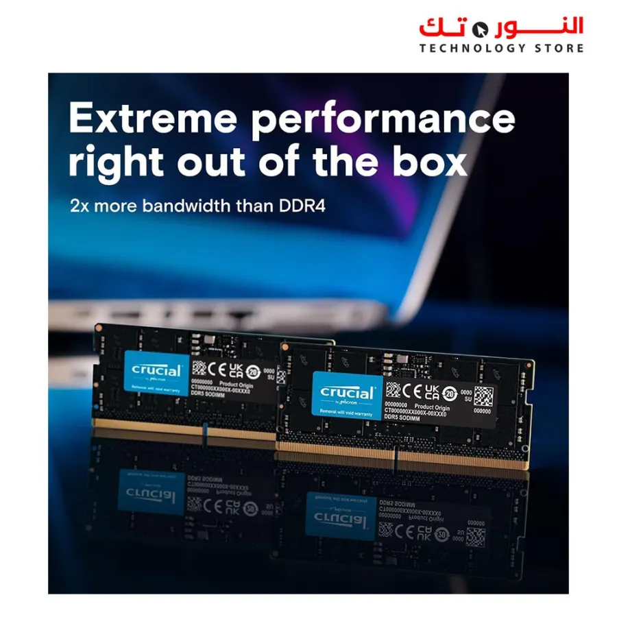 Crucial LAPTOP RAM 16GB DDR5 5600MHz