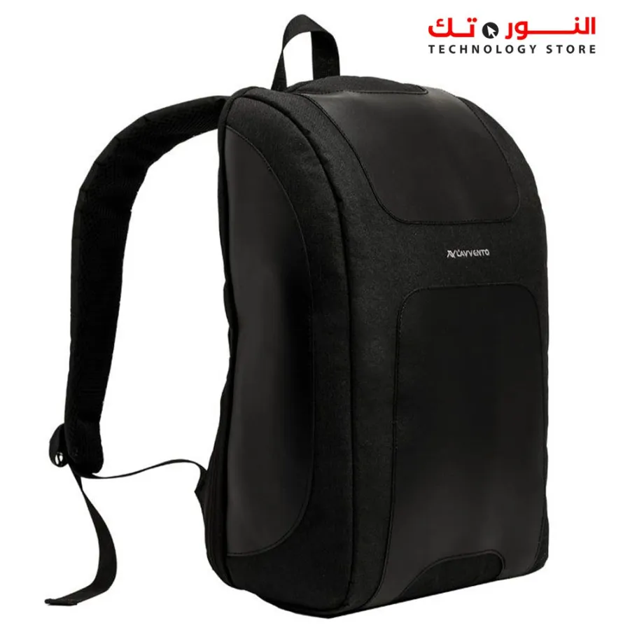 L'AVVENTO BG56B Discovery Laptop Backpack fit up to 15.6” Laptops ,Padded Tablet and iPad Compartment - Black