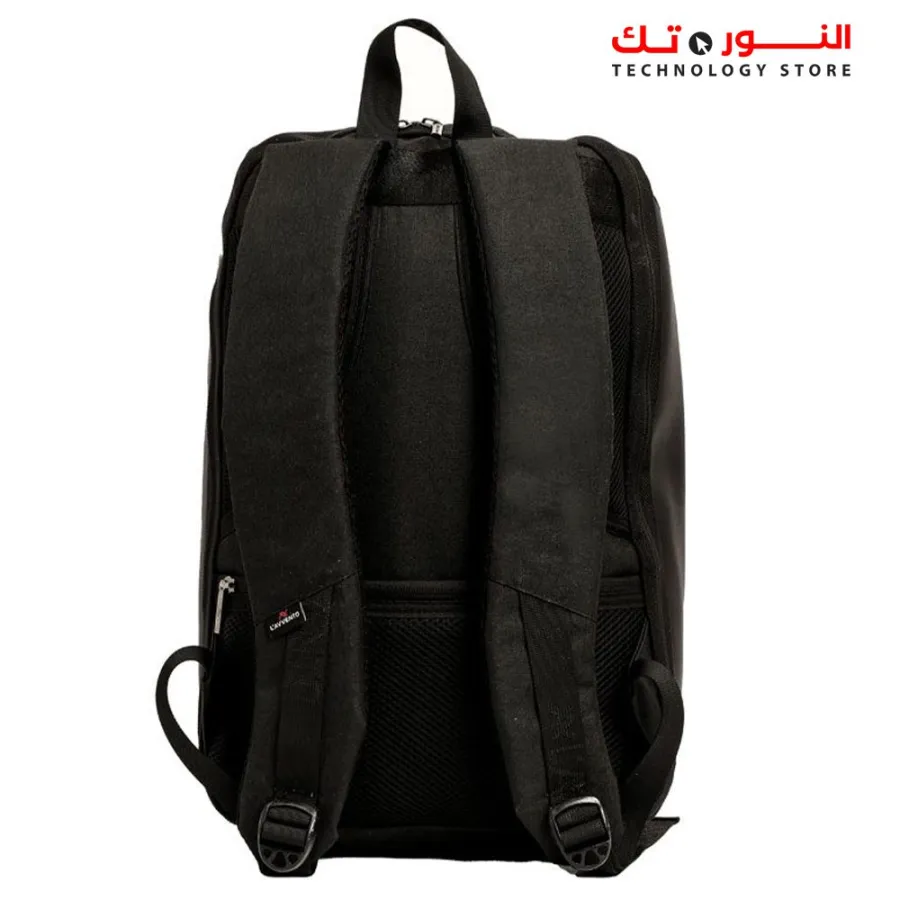 L'AVVENTO BG56B Discovery Laptop Backpack fit up to 15.6” Laptops ,Padded Tablet and iPad Compartment - Black
