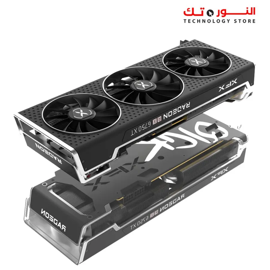 XFX Speedster QICK319 Radeon RX 6750XT Gaming Graphics Card with 12GB GDDR6  AMD RDNA 2