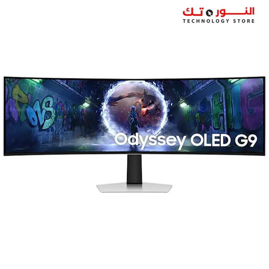 Samsung Odyssey LS49DG934SUXEN Curved OLED G9 G93SD, 49-Inch Size DQHD Super Ultra Wide Gaming Computer Monitor,Refresh Rate 240Hz & Response Time 0.03ms(GTG), with FreeSync Premium Pro