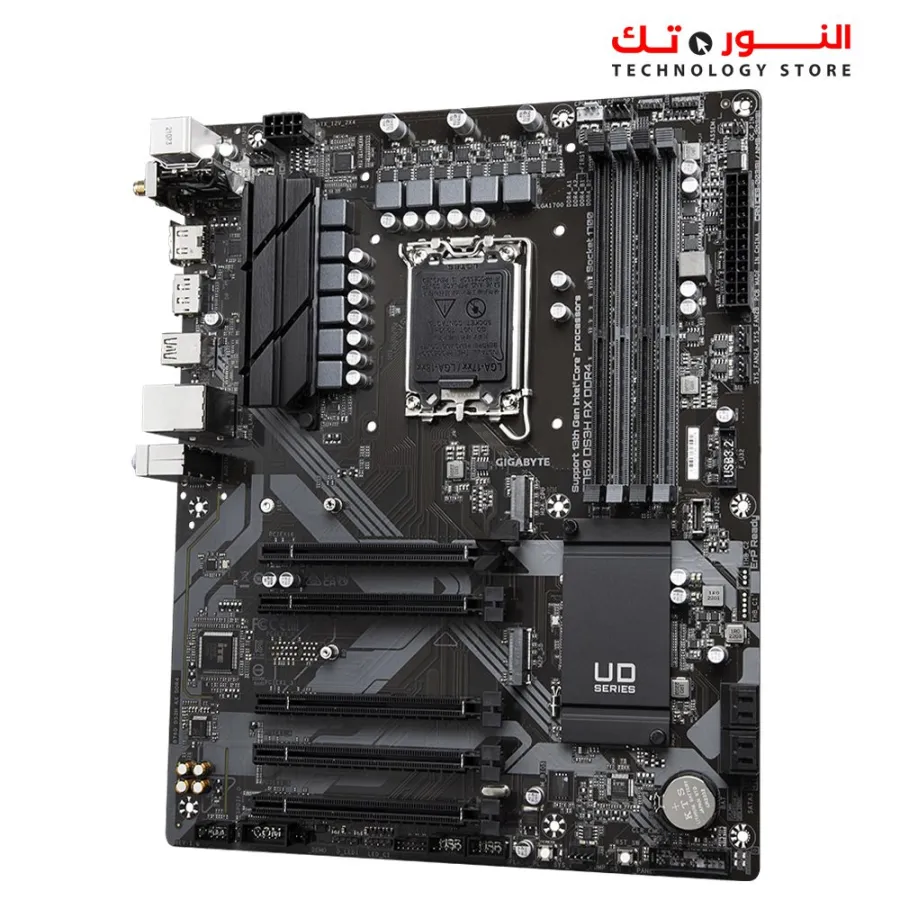 GIGABYTE B760 DS3H AX DDR4 -  Hybrid 8+2+1 Phases Digital - PCIe 4.0 - Wi-Fi 6E