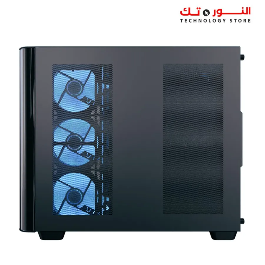 AEROCOOL P500C Mid-Tower Case with Tempered Glass Panels 4 FAN ARGB