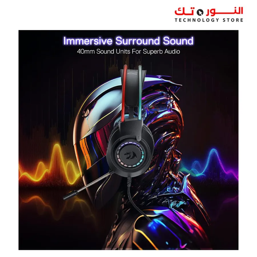 Redragon H231 Scream Gaming Headset, Stereo Surround Sound