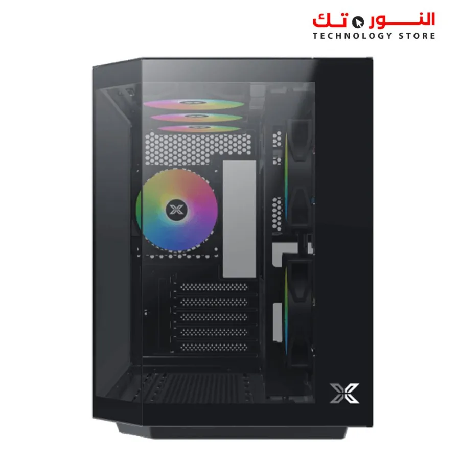 Xigmatek Cubi M 3FAN ARGB + X-Power 600W 80+ White Mid Tower Case