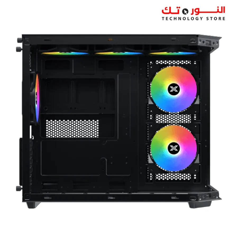 Xigmatek Cubi M 3FAN ARGB + X-Power 600W 80+ White Mid Tower Case