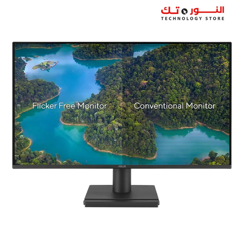 ASUS VA249HG 24” (23.8-inch viewable) 1080P Eye Care Monitor – IPS, Full HD, 99% sRGB, Frameless, 120Hz, Adaptive-Sync, 1ms, HDMI, VGA, Low Blue Light, Flicker Free