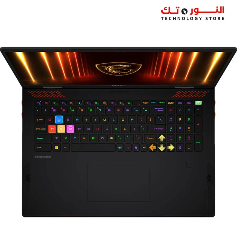 MSI Raider 18 HX A2XWJG Laptop - Intel® Core™ Ultra 9 285HX - RAM 64GB DDR5 - 2TB SSD - NVIDIA® GeForce RTX 5090 24GB GDDR7 - 18" UHD 4K 120Hz - Win11 - Titan Gaming Backpack - 2 Year Warranty