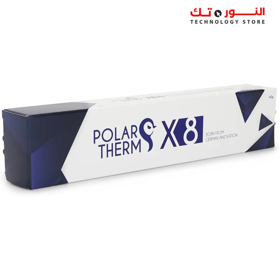 THERMAL GRIZZLY CPU Polartherm X-8 Thermal Paste for CPU & GPU - High Thermal Conductivity, Long Durability, Non-Conductive Thermal Grease 