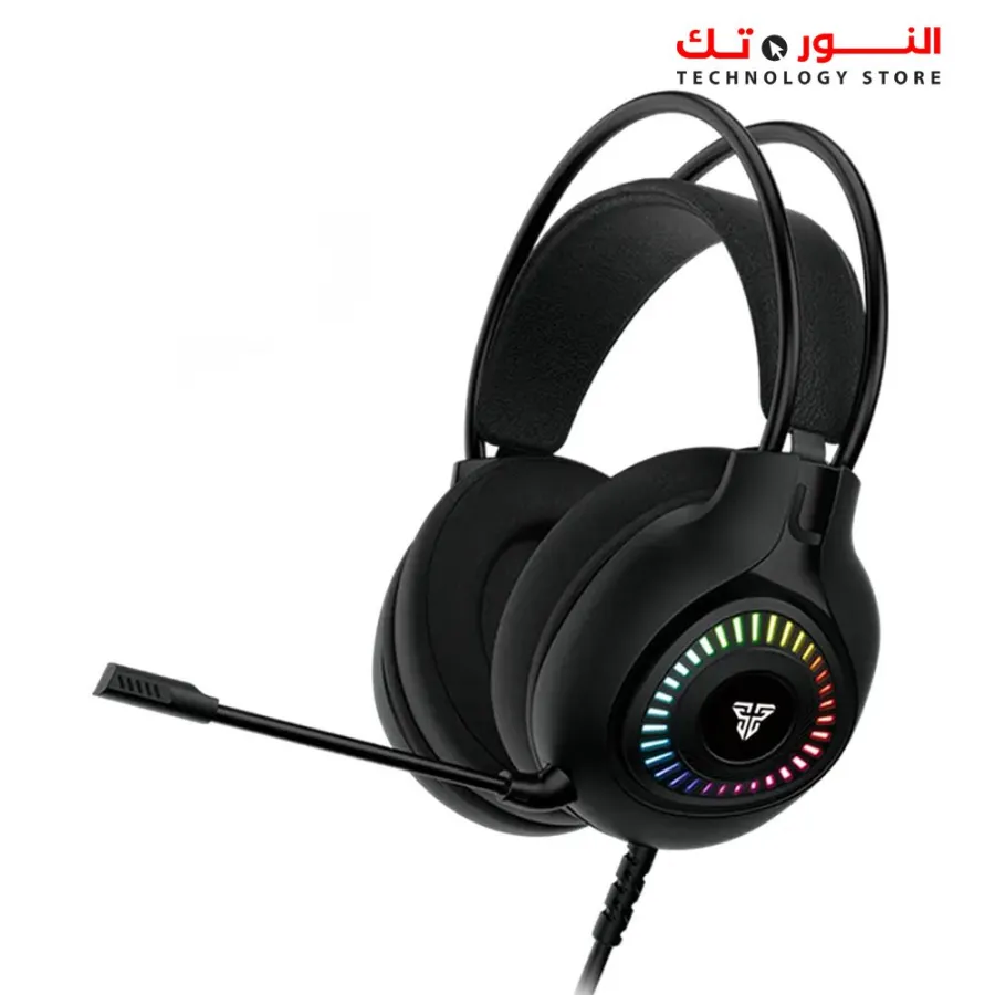 FANTECH ORBIT HG25 7.1 virtual surround sound gaming headset with RGB lighting 50mm drivers noise-canceling mic USB wired connection