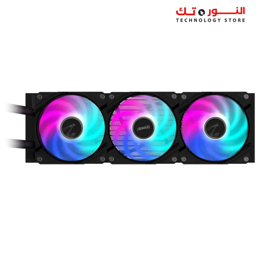 Gigabyte AORUS WATER FORCE II 360 Liquid CPU Cooler 360mm Radiator with 3x120mm Low Noise ARGB Fans