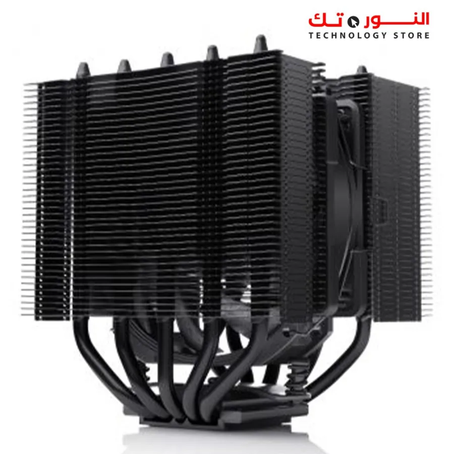 Noctua NH-D12L chromax Black Low-Height Dual-Tower CPU Cooler (120mm, Black)