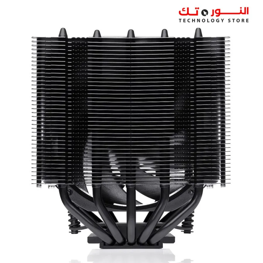Noctua NH-D12L chromax Black Low-Height Dual-Tower CPU Cooler (120mm, Black)