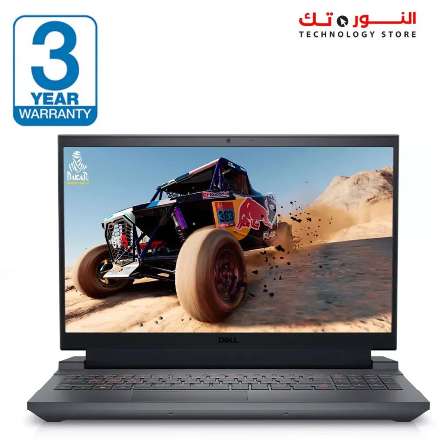 Dell G15 5530 Gaming Laptop 13th Gen Core i5-13450HX - 16GB RAM - 512GB SSD - NVIDIA GeForce RTX 3050 6GB - 15.6 Inch 120Hz FHD - 3 Years Warranty