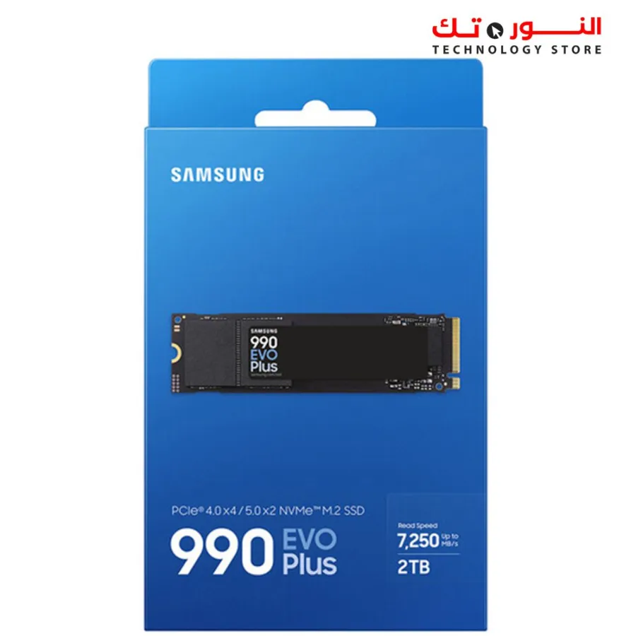 Samsung  990 EVO Plus 2TB NVME Up to 7,250 MB/s - PCIe 4.0 x4 / 5.0 x2 Internal SSD