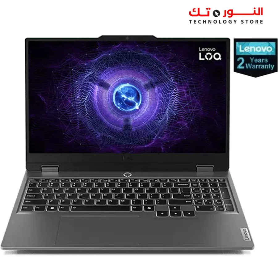 Lenovo LOQ 15IRX9 Gaming - i7-13650HX 14 Cores - AI Chip: LA1 -  24GB  DDR5 RAM - 512GB SSD M.2 NVME - NVIDIA GeForce RTX 4050 6GB GDDR6 Graphics - 15.6" FHD  IPS SRGB%100 144Hz - 2 Year Warranty