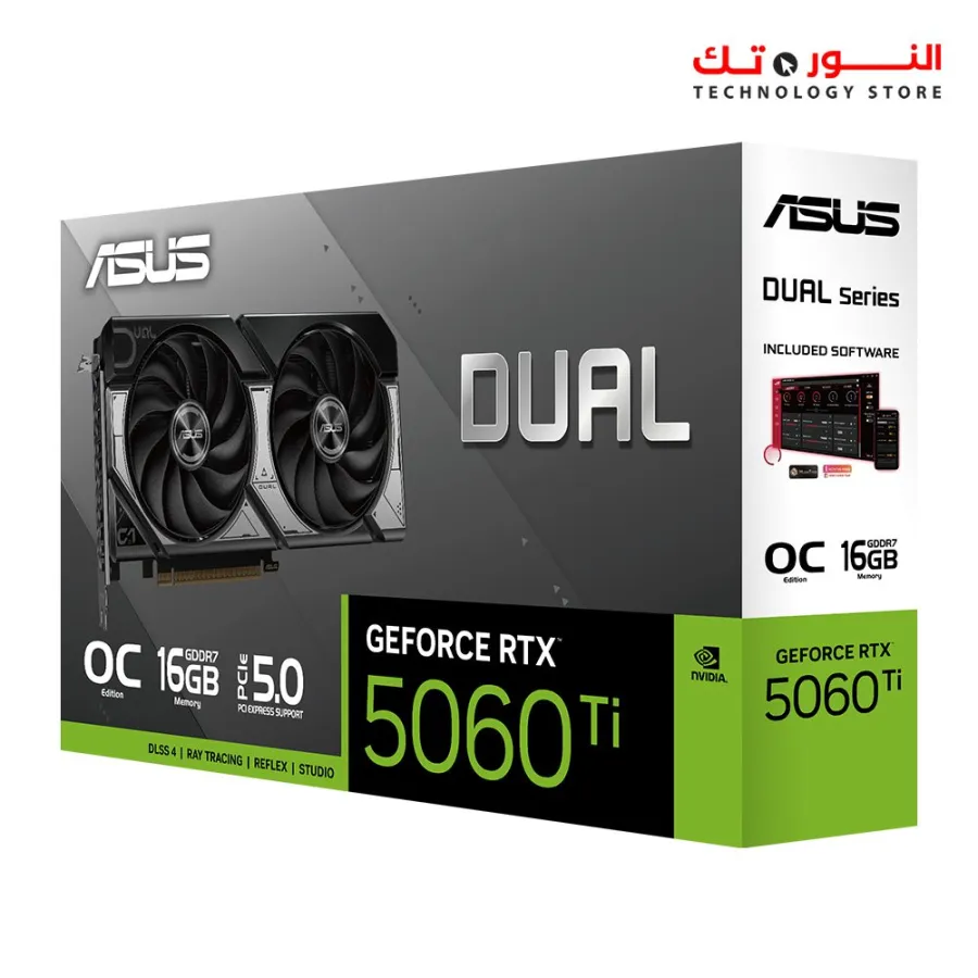 ASUS Dual GeForce RTX™ 5060 Ti 16GB GDDR7 OC Edition