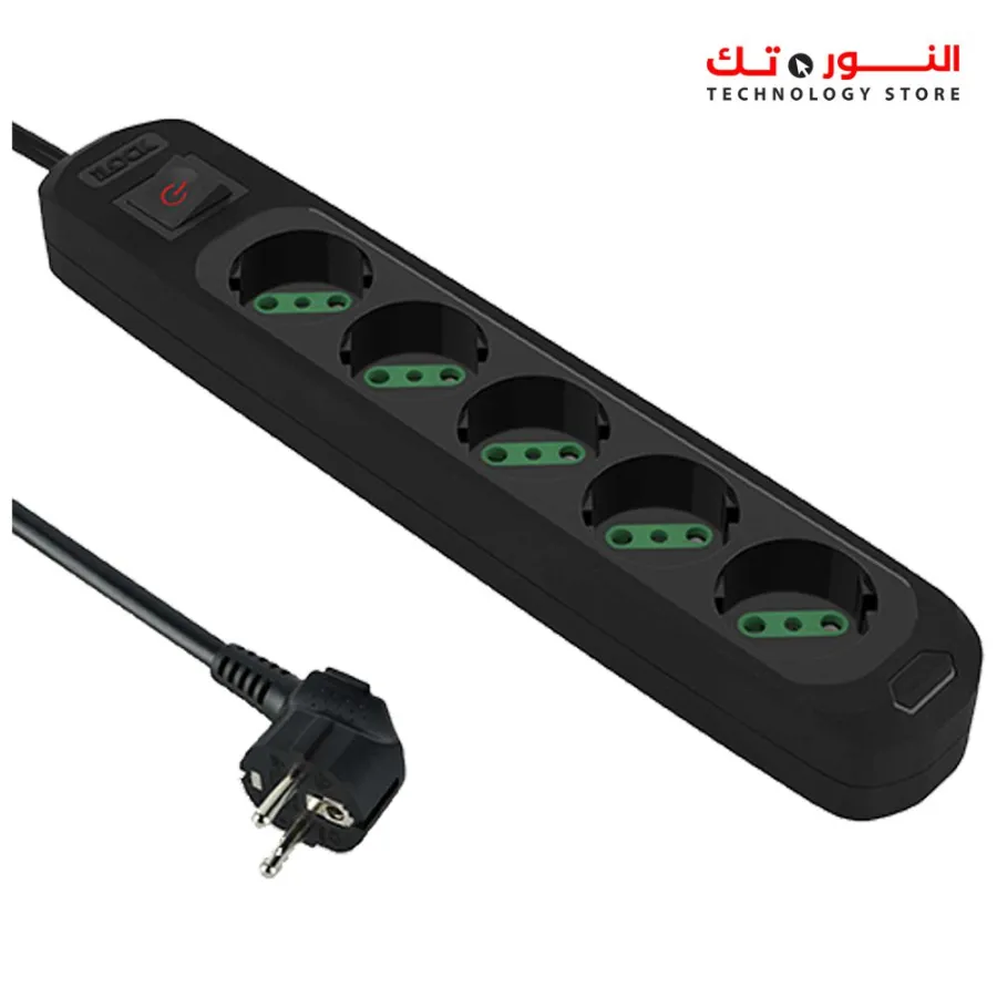 ILOCK power strip, 5 outlets without earthing (Basic) 1.5 m