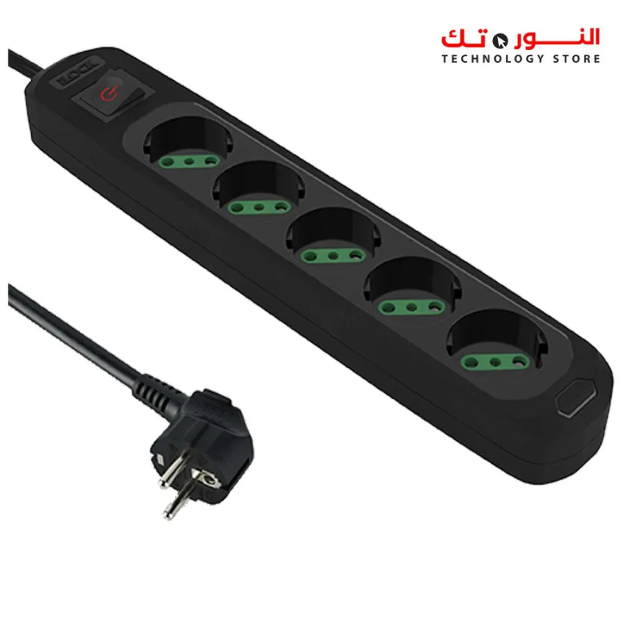 ILOCK power strip, 5 outlets without earthing (Basic) 3 m