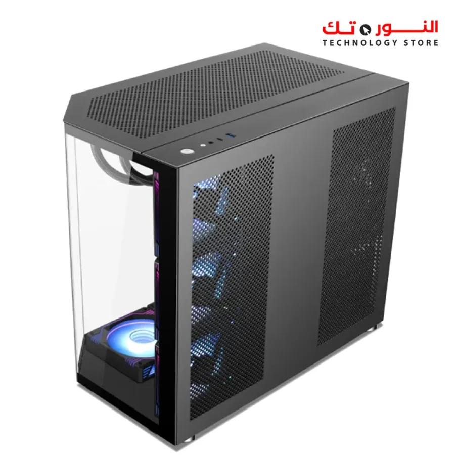 Xander Crystal Mid Tower Black Gaming Case + PSU 850W 80+ Bronze