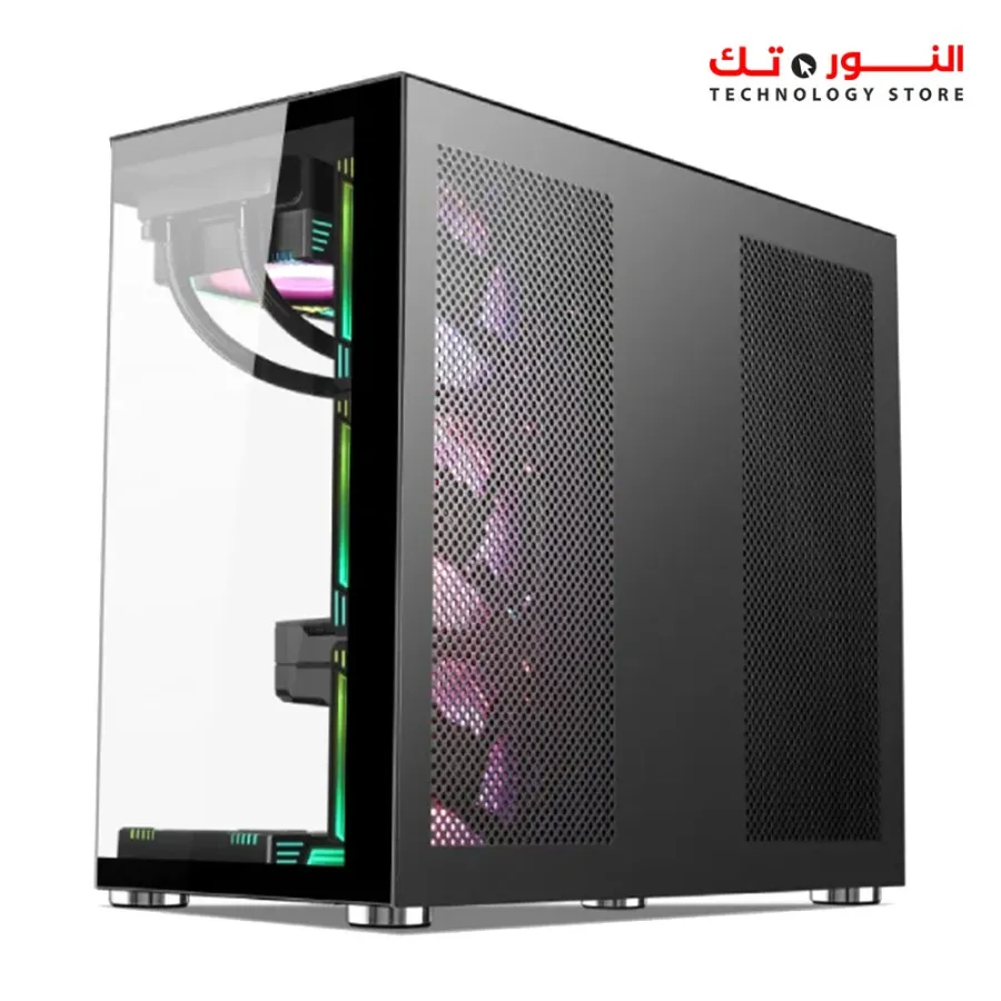 Xander Crystal Mid Tower Black Gaming Case + PSU 850W 80+ Bronze