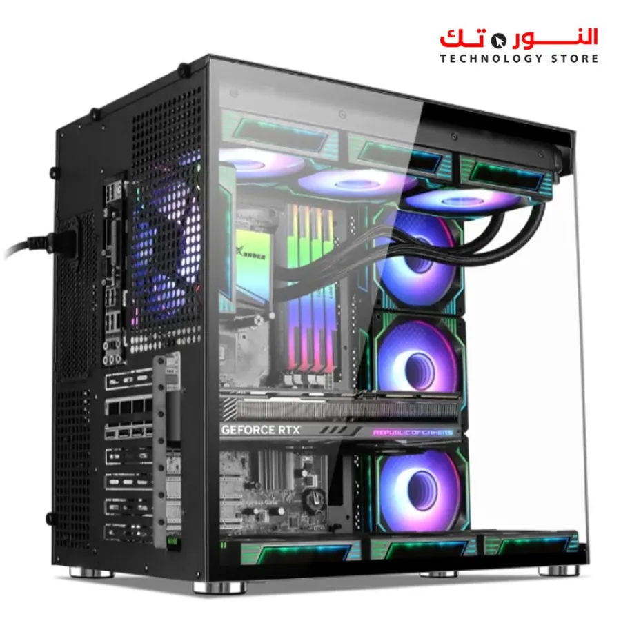 Xander Crystal Mid Tower Black Gaming Case + PSU 850W 80+ Bronze