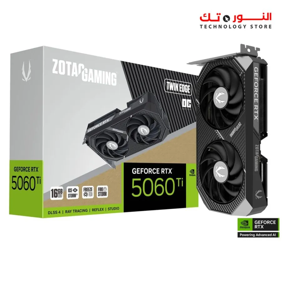 ZOTAC GeForce RTX 5060 Ti 16GB GDDR7 Twin Edge OC