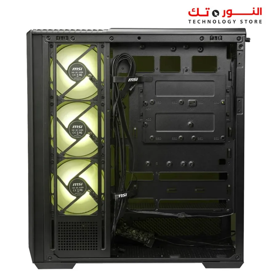 MSI MAG PANO 130R PZ 4FAN ARGB - TYPE-C Gaming Mid Tower Case
