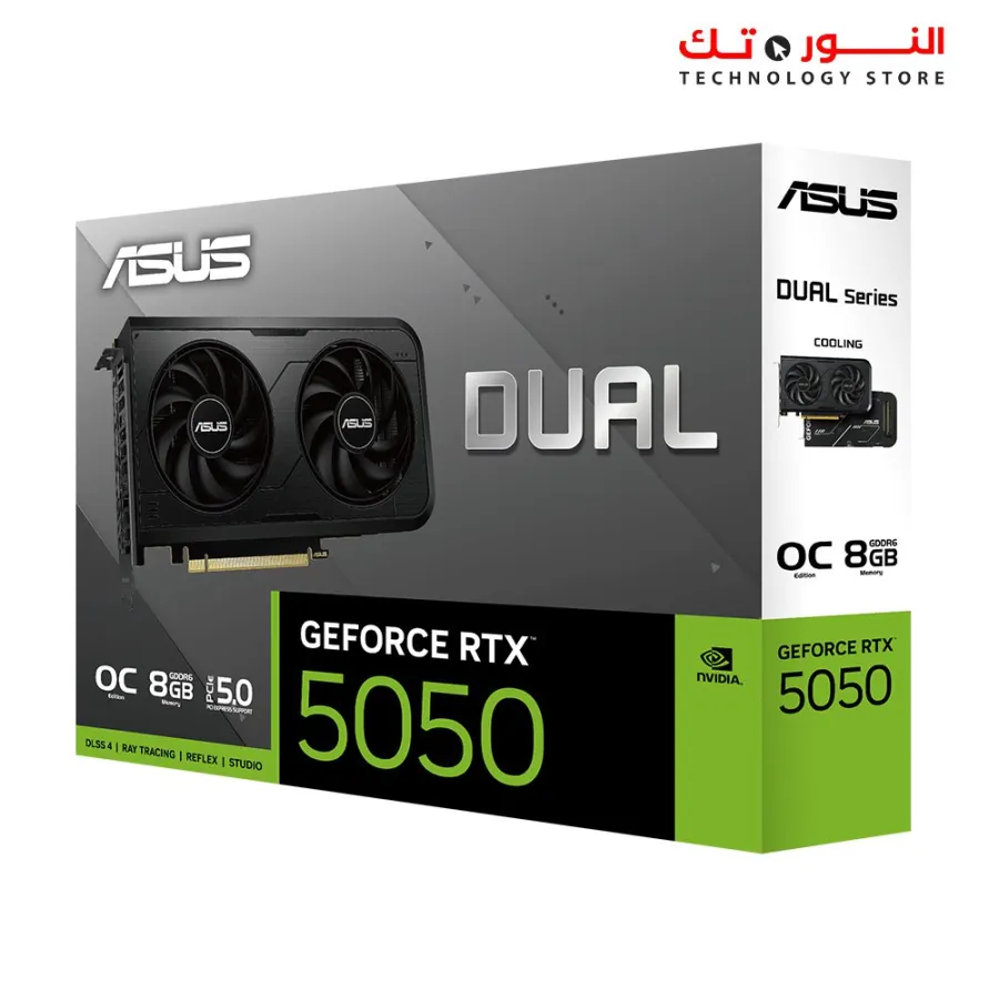 ASUS Dual GeForce RTX™ 5050 8GB GDDR6 OC Edition