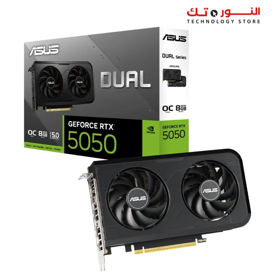 ASUS Dual GeForce RTX™ 5050 8GB GDDR6 OC Edition