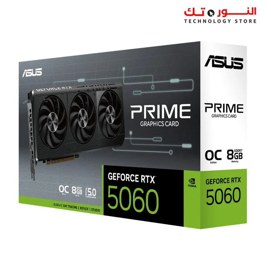 ASUS PRIME GeForce RTX™ 5060 8GB GDDR7 OC Edition