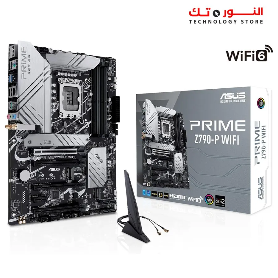 ASUS Prime Z790-P WiFi DDR5 - PCIe 5.0, 3X M.2, WiFi 6, Bluetooth v5.2, Front Panel USB 3.2 Gen 2 Type-C®, Thunderbolt™ 4/USB4
