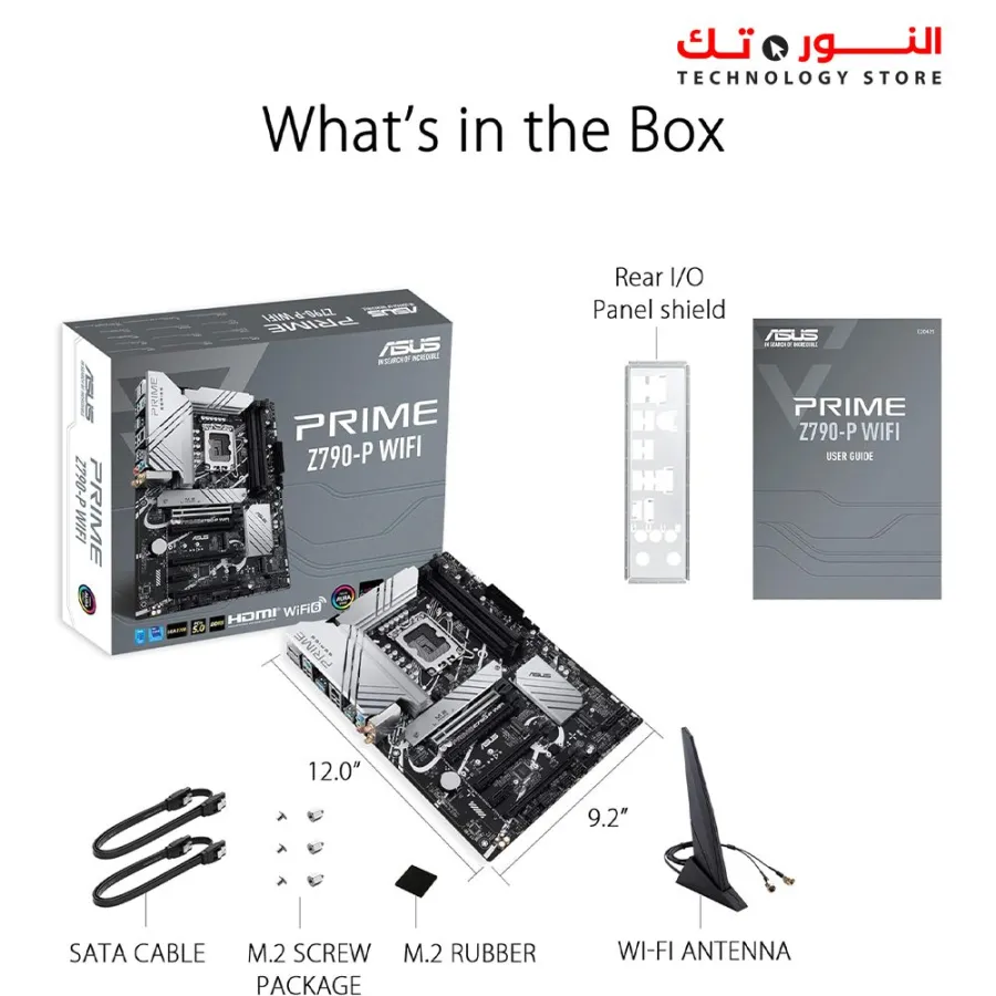 ASUS Prime Z790-P WiFi DDR5 - PCIe 5.0, 3X M.2, WiFi 6, Bluetooth v5.2, Front Panel USB 3.2 Gen 2 Type-C®, Thunderbolt™ 4/USB4