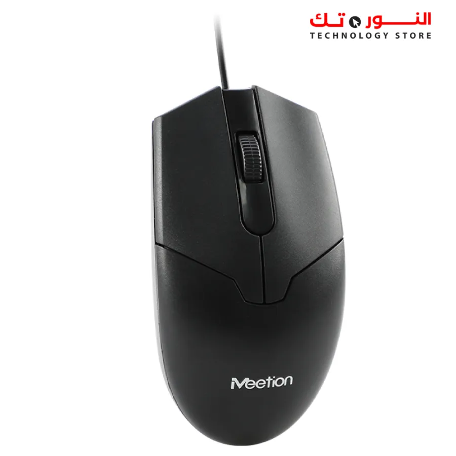 MEETION M360 USB Wired Mouse Black