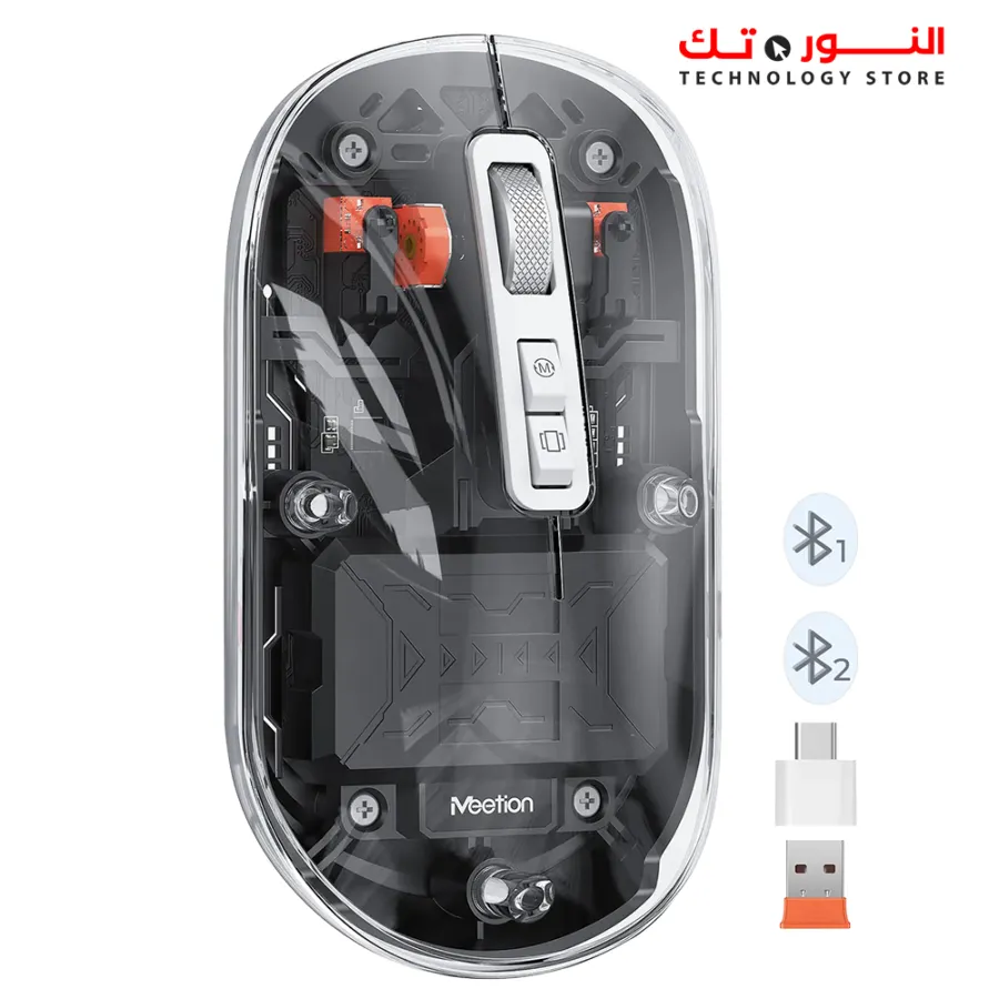 MEETION BTM005 Wireless Dual Mode Transparent Mouse