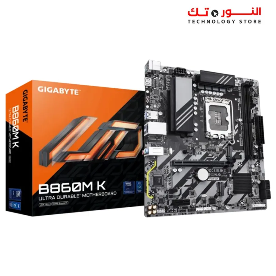GIGABYTE B860M K Ultra Durable DDR5 - LGA1851 socket Support for Intel® Core™ Ultra Processors