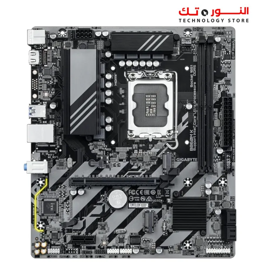 GIGABYTE B860M K Ultra Durable DDR5 - LGA1851 socket Support for Intel® Core™ Ultra Processors
