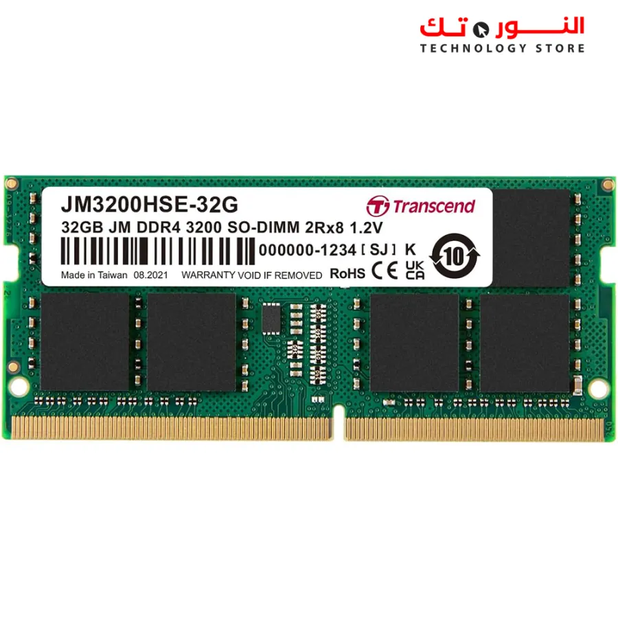 TRANSCEND RAM 32GB DDR4 3200MHZ FOR LAPTOP