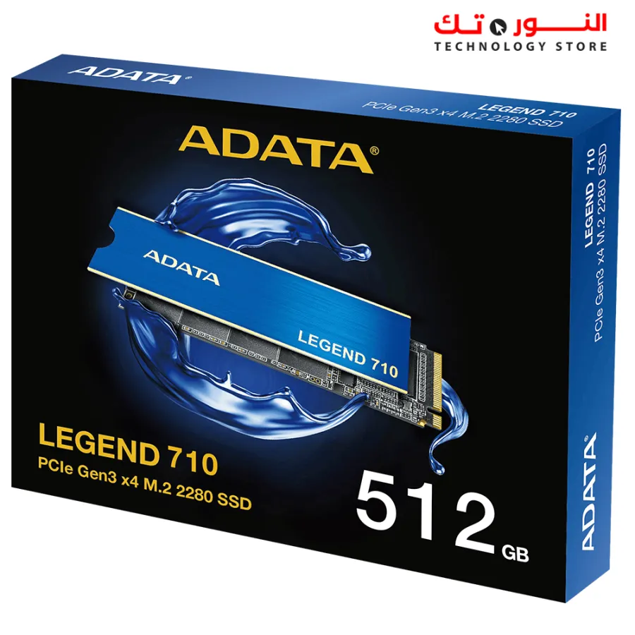 Adata LEGEND 710 NVMe SSD 512GB UP TO 2400MB/S Internal Solid State Drive