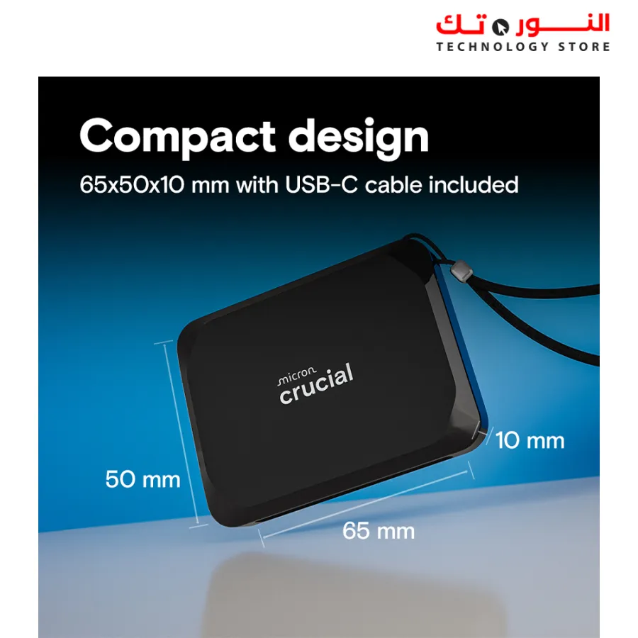 CRUCIAL X9 1TB UP TO 1050MB/S PORTABLE SSD