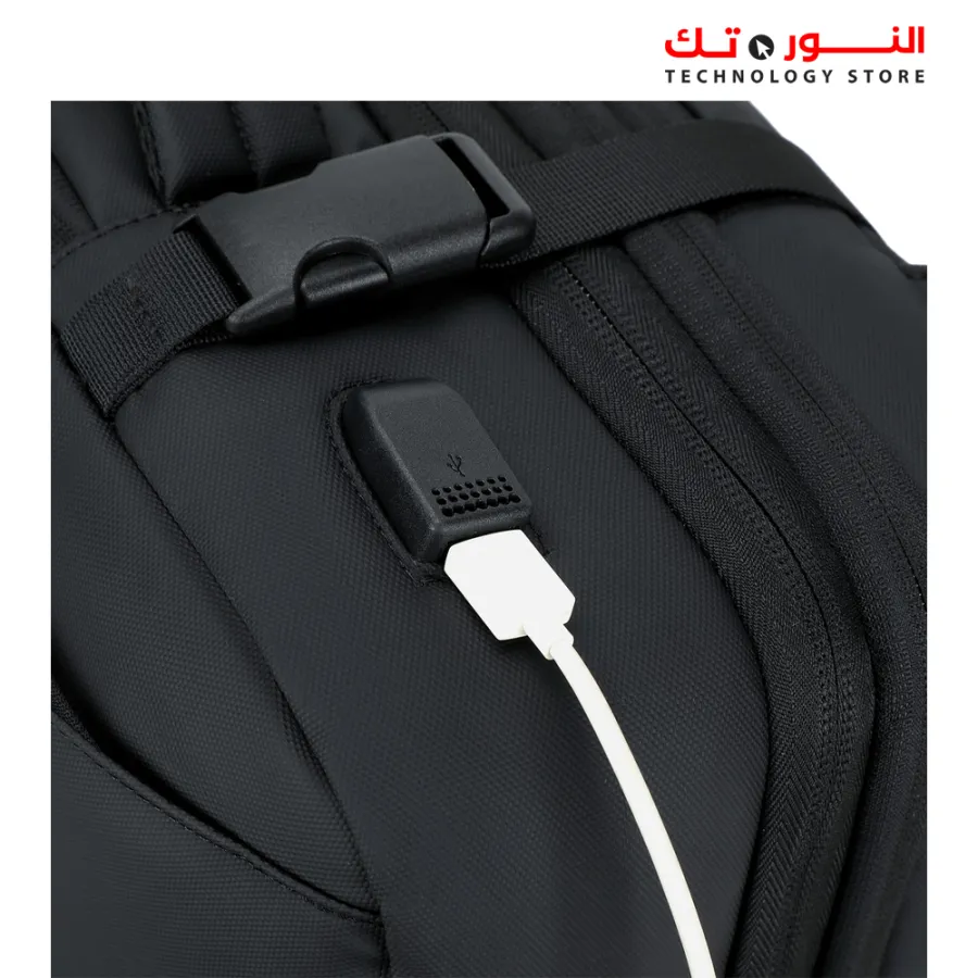 RAHALA RAL135 BAG - 15.6 Inches Laptop Capacity - Mesh Compartment - USB Connector - Water Resistant - Mesh Compartment